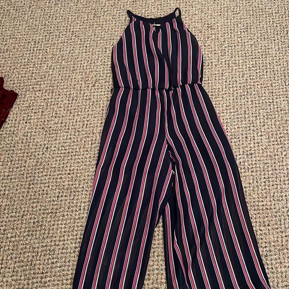 Striped romper